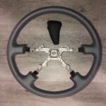 Toyota Land Cruiser Steering Wheel and Gearshift Knob Restored to New Leather P0905