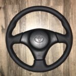 Toyota Supra 1995 Steering Wheel Restored to New Leather P7380