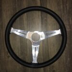 Triumph 1965 Steering Wheel Restored to New Leather P7049