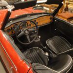 Triumph Steering Wheel Restored to New Leather P2559