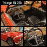 Triumph TR 250 Steering Wheel Restored to New Leather P2561