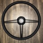 Triumph TR250 Steering Wheel Restored to New Leather P2541