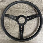 Triumph TR6 1969 Steering Wheel Restored to New Leather P3553