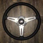 Triumph TR6 1974 Steering Wheel Restored to New Leather P1475