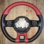 Volkswagon Steering Wheel Restored to New Leather P8263