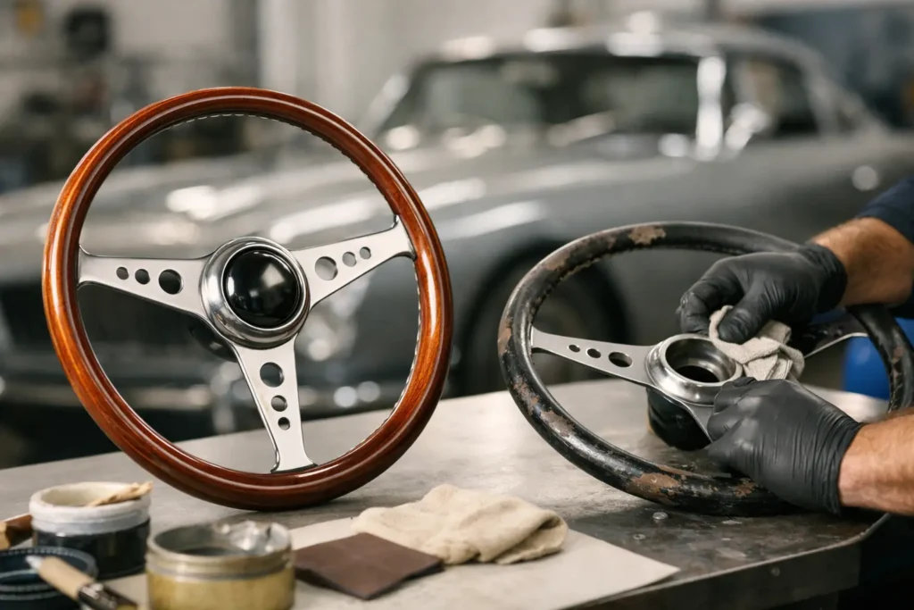 Classic Steering Wheel Restoration Service