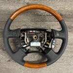 Acura Legend 1993 Steering Wheel Restored to New Leather and Wood P9796