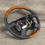 Acura Legend 1993 Steering Wheel Restored to New Leather and Wood P9797