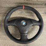 BMW M3 328i 1997 Steering Wheel Restored to New Leather P9548