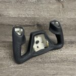Beechcraft Baron 1979 Airplane Yoke Restored to New Leather P0408