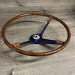 Chevy Bel Air 1955 Steering Wheel Restored to New Wood P0599