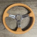 Chevy Corvette 1963 Steering Wheel Restored to New Leather P0509