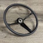 Chevy Sedan 210 1955 Steering Wheel Restored to New Leather P0338