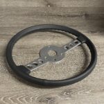 Dodge Challenger 1970 Steering Wheel Restored to New Leather P9598