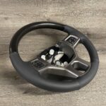 Dodge Ram 2017 Steering Wheel Restored to New Leather and Wood P9960