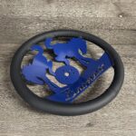 Ford Bronco 1975 Steering Wheel Restored to New Leather P0353