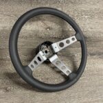 Ford Bronco 1978 Steering Wheel Restored to New Leather P9887