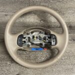 Ford Excursion 2001 Steering Wheel Restored to New Leather P9862