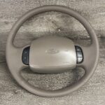 Ford F350 1999 Steering Wheel Restored to New Leather P0659