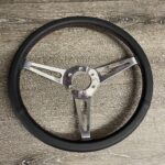 Ford Mustang 1970 Steering Wheel Restored to New Leather P9937