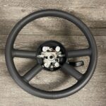 Jeep Wrangler 2010 Steering Wheel Restored to New Leather P0611