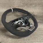 Mercedes AMG E63 2018 Steering Wheel Restored to New Alcantara P9606