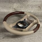 Mercedes E430 2000 Steering Wheel Restored to New Leather and Wood P0113