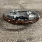Mercedes Steering Wheel Restored to New Leather and Wood P0082