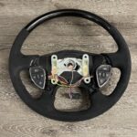 Newell P50 2027 Steering Wheel Restored to New Alcantara P0180