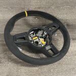 Porsche 718 GT4 2022 Steering Wheel Restored to New Alcantara P0226