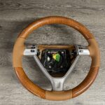 Porsche 911 2007 Steering Wheel Restored to New Leather and Wood P9924