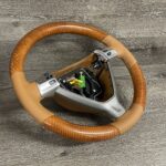 Porsche 911 2007 Steering Wheel Restored to New Leather and Wood P9925