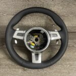 Porsche Cayman R 2012 Steering Wheel Restored to New Leather P0259