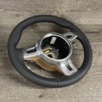 Porsche Cayman R 2012 Steering Wheel Restored to New Leather P0260