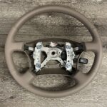 Toyota Land Cruiser 1996 Steering Wheel Restored to New Leather P9775
