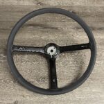 Toyota Land Cruiser FJ40 1978 Steering Wheel Restored to New Leather P0116