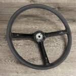Toyota Land Cruiser FJ40 1978 Steering Wheel Restored to New Leather P0117