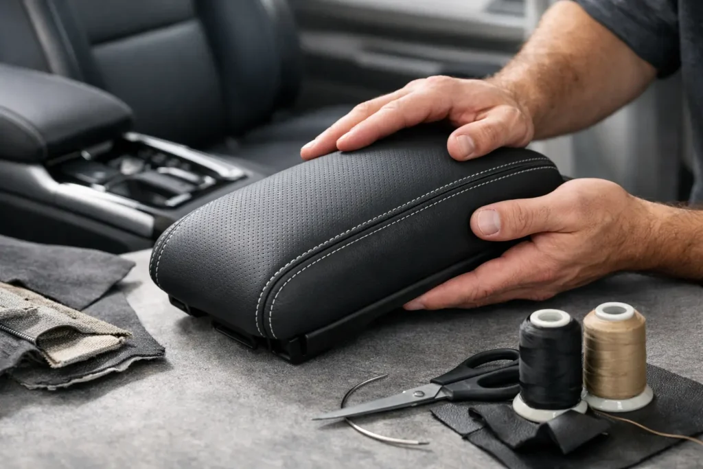 Armrest Reupholstery for Cars Done Right