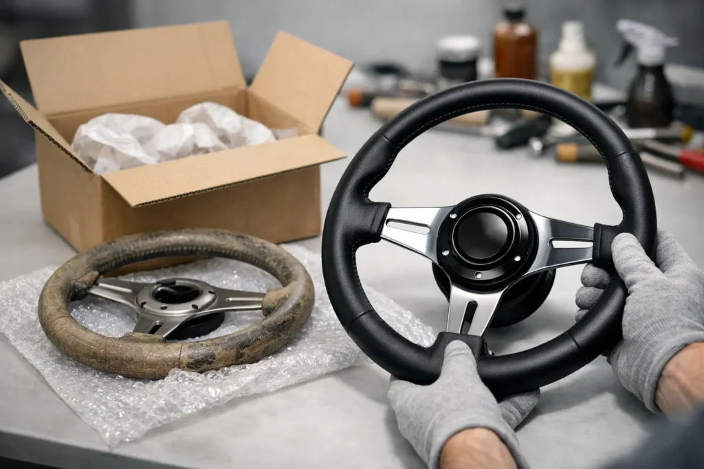 Mail In Steering Wheel Restoration Explained