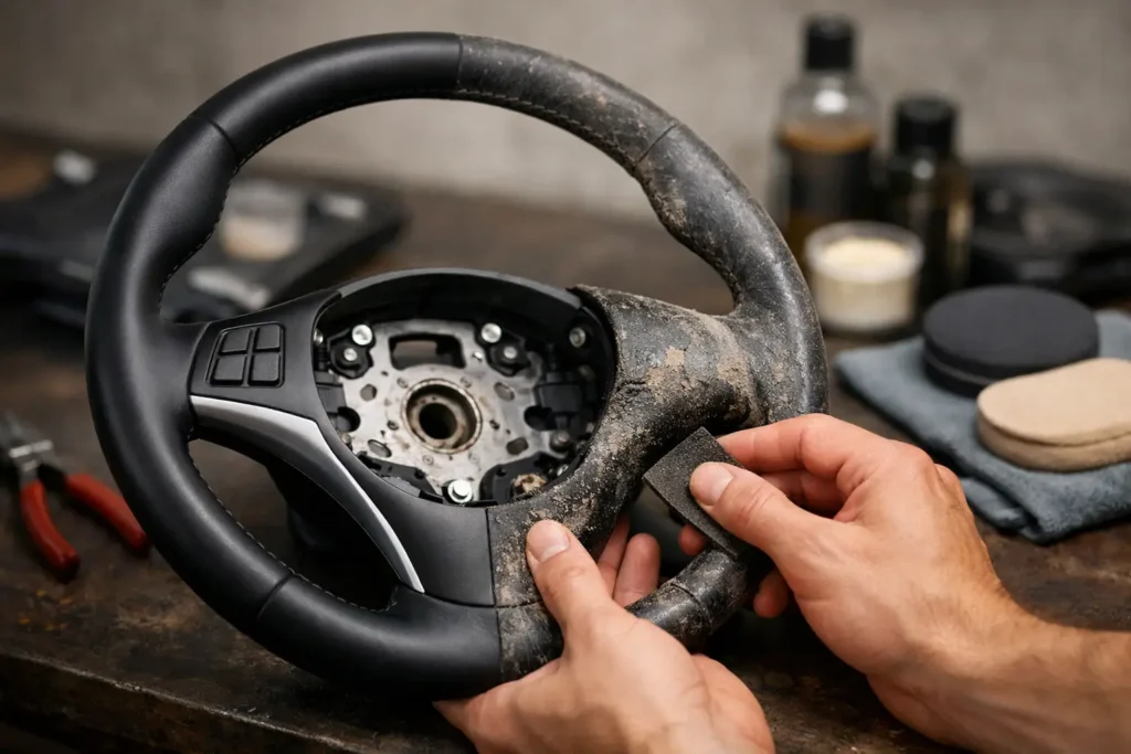 Steering Wheel Restoration Process Guide
