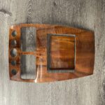 Aston Martin Rampede 2010 Center Console Bezel Restored to New Wood P1143