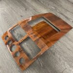 Aston Martin Rampede 2010 Center Console Bezel Restored to New Wood P1144