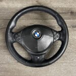 BMW 540i M3 1999 Steering Wheel Restored to New Leather P0784