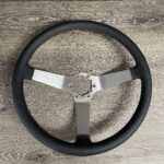 Chevy Corvette 1970 Steering Wheel Restored to New Leather P0819