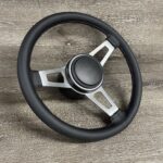 Dodge Lil Red Express Pickup 1979 Steering Wheel Restored to New Leather P0670