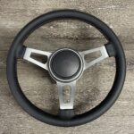 Dodge Lil Red Express Pickup 1979 Steering Wheel Restored to New Leather P0689