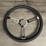 Ford Bronco 1981 Steering Wheel Restored to New Leather P0765