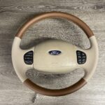 Ford F250 2005 Steering Wheel Restored to New Leather P0903