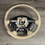 Ford Thunderbird 2005 Steering Wheel Restored to New Leather BEFORE P1469