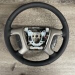 GMC Sierra 2013 Steering Wheel Restored to New Leather P1267